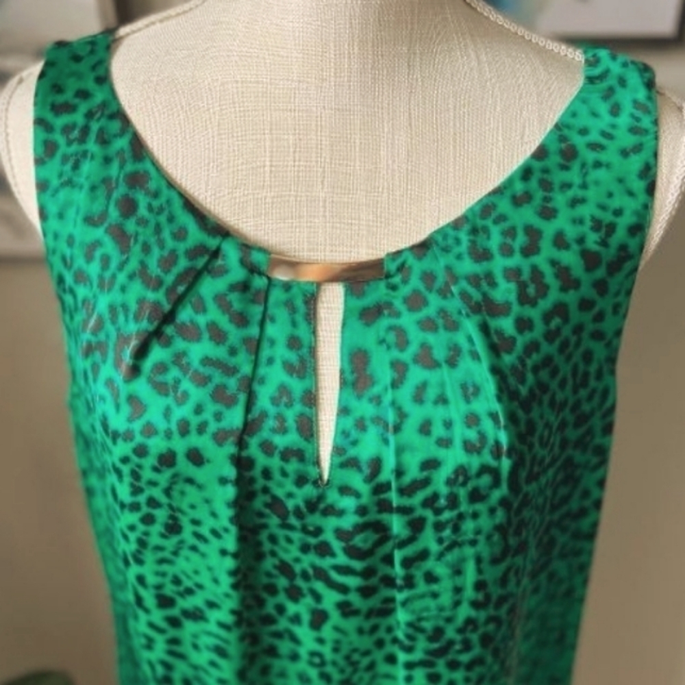 NWT: DANA BUCHMAN Animal Print Dress, XL